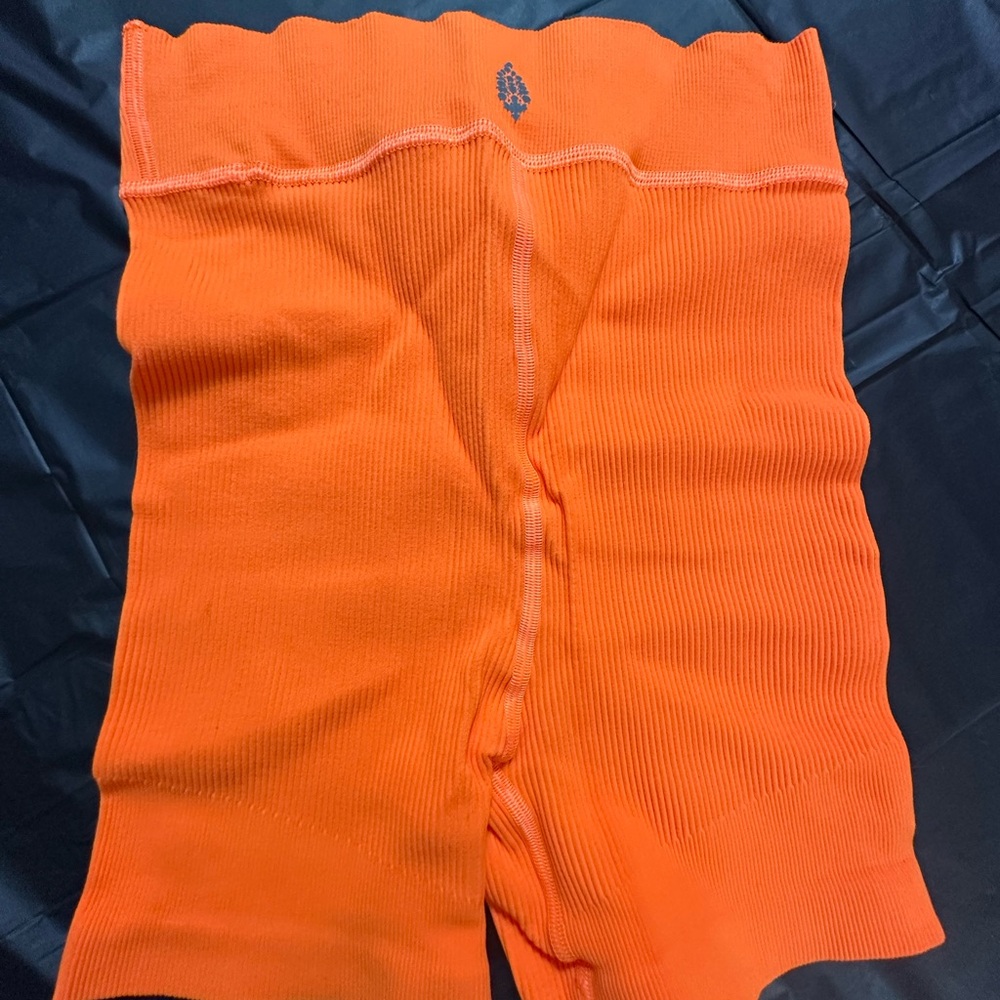 FP Movement by Free People Free Throw Bike Shorts- Burning Up - Picture 6 of 9